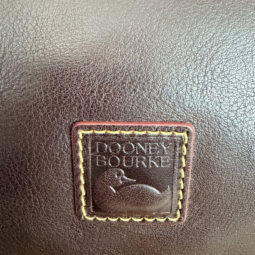 Dooney & Bourke T’Moro Brown Florentine Leather Tote - Picture 3 of 16